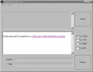 Paq PDFTools ( pdf2txt pdf2html pdf2htm pdf to txt pdf to html) screenshot